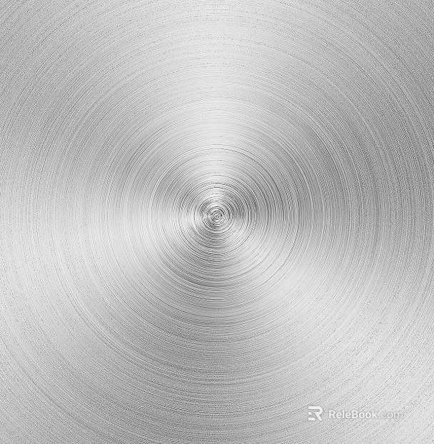 Silver Swirl-Grained Metal Decorative Panel texture