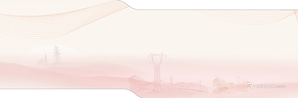 Light powder new Chinese style power grid scene illustration texture