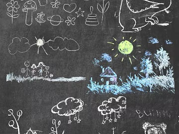 blackboard painting texture (ID:ffagg73891)