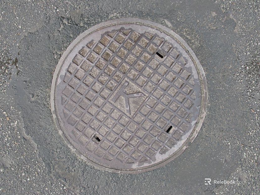 manhole cover texture