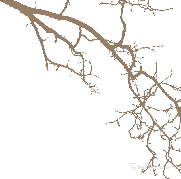 Plant painting texture