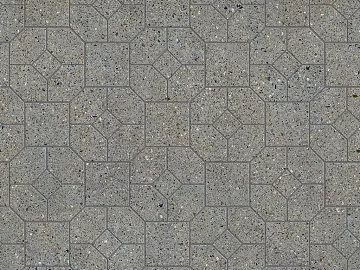 Granite Stone Geometric Patchwork Floor Tile Sidewalk Road Ground Square Paving texture (ID:ffach585114)