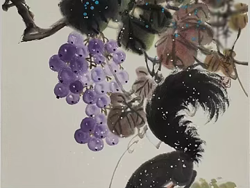 Plant painting texture (ID:ffacg75226)