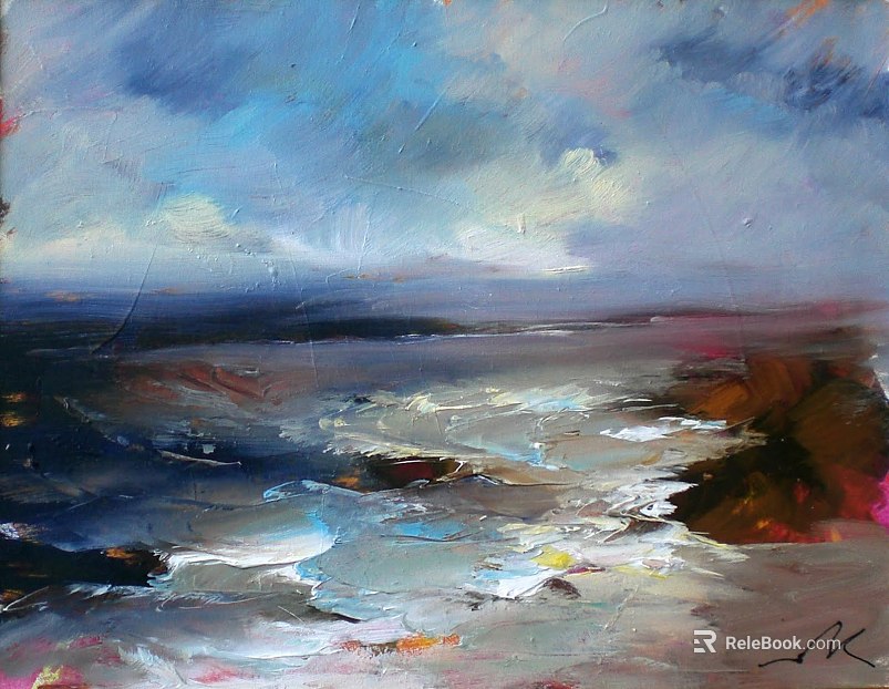 abstract painting texture