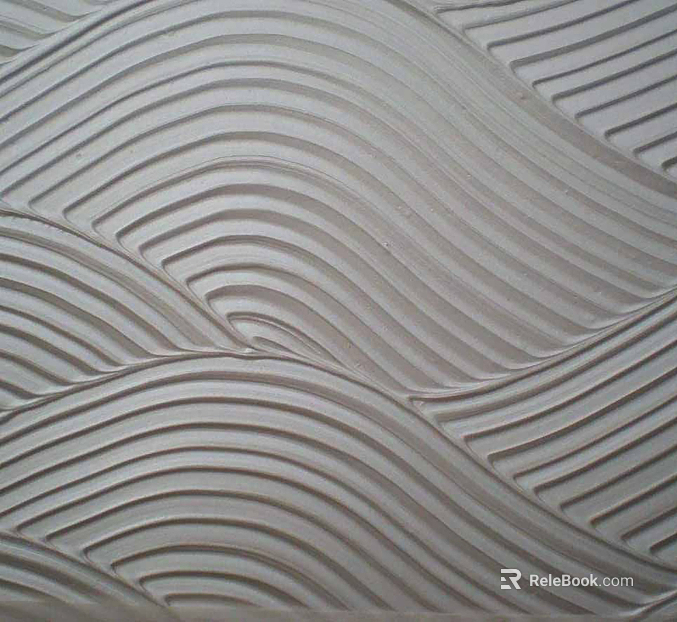 Pastoral wave texture diatom mud texture