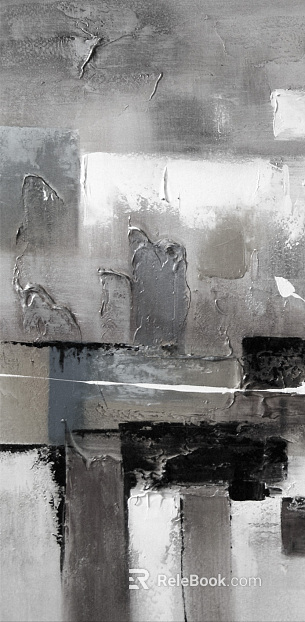 three-dimensional physical painting texture