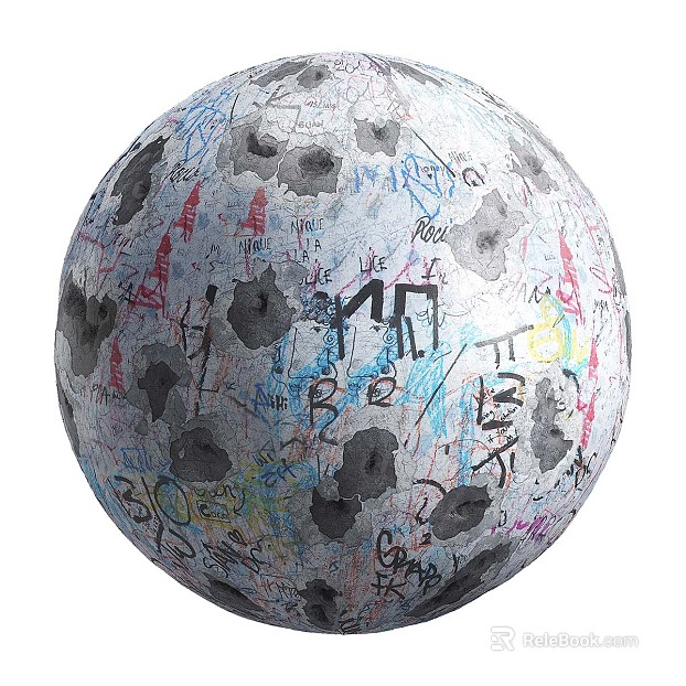 Graffiti PBR texture