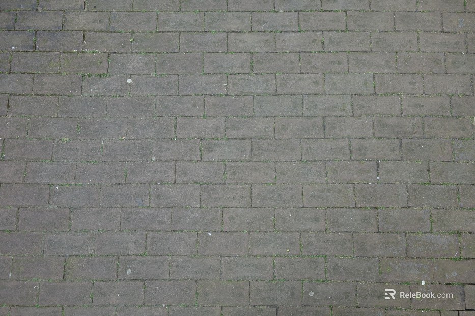 Brick pavement texture