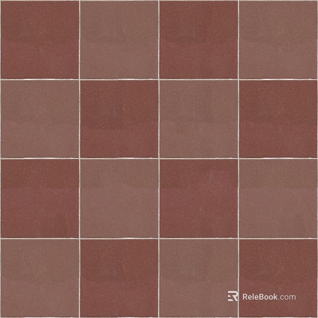 Red and brown double color plaid brick kitchen and bathroom floor texture
