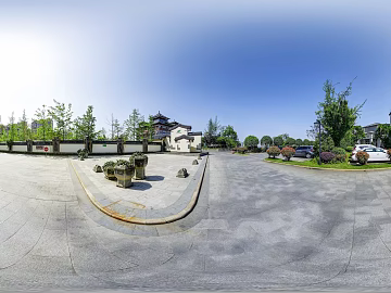 HDR City Community Panorama texture (ID:ffach502303)