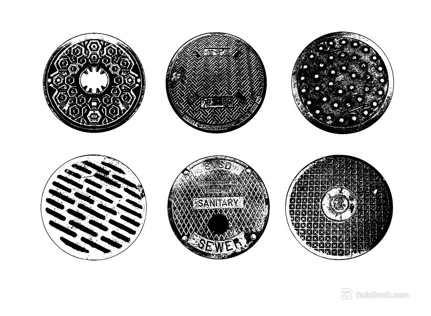 Black and White Bump texture