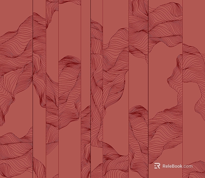 Wine red abstract lines wallpaper texture