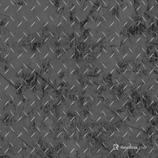 Dark gray old non-slip metal plate industrial ground texture