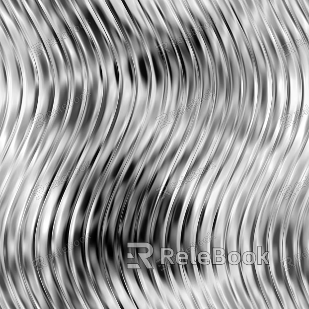 water corrugated metal texture