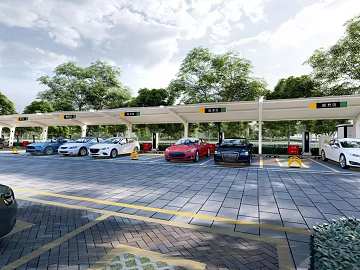 Dark gray permeable brick outdoor parking lot texture (ID:ffaeh658041)