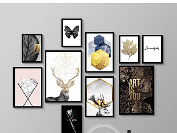 decorative painting 3d model