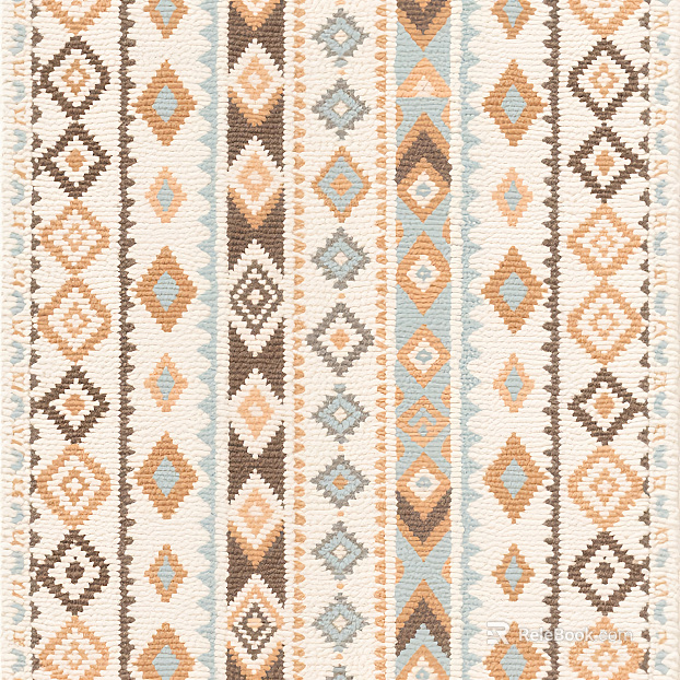 Bohemian Pattern Rug texture