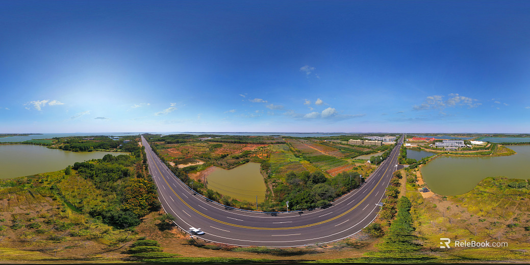HDR Outdoor City Suburban Panorama texture