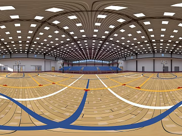 Indoor Basketball Hall HDR texture (ID:ffabg41211)