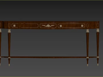 European-style walnut carved porch table texture (ID:ffaeh909194)
