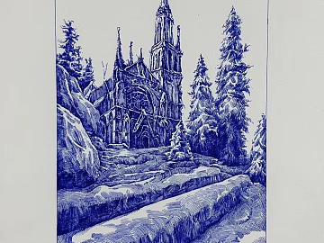 landscape painting texture (ID:ffach929271)