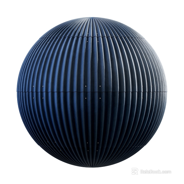 Color steel tile PBR texture