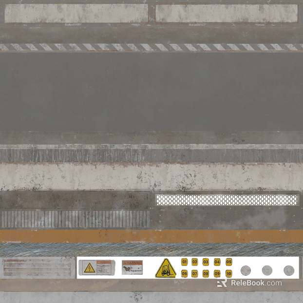 Ground identification of industrial air ash cement workshop texture