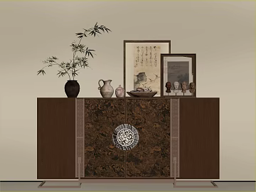 New Chinese Dark Brown Wood Grain Decorative Cabinet Surface texture (ID:ffaeh373441)