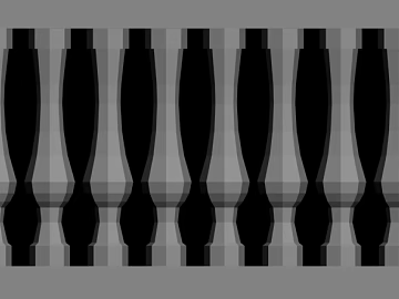 Black and White Bump 3d model