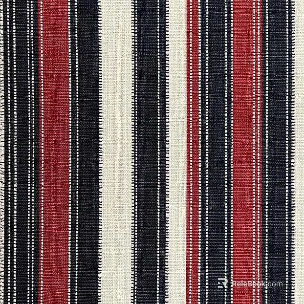 Red and Black Vertical Stripe Fabric Soft Fabric texture
