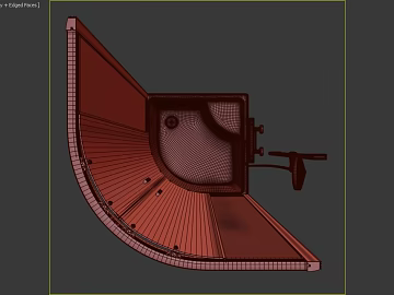 Metal fan-shaped kitchen sink texture (ID:ffaeh595056)
