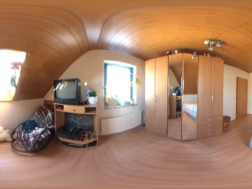 Indoor Home Decoration Bedroom Space HDR texture (ID:ffabg10581)