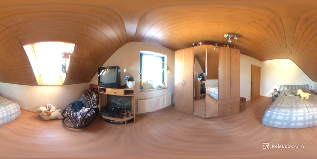 Indoor Home Decoration Bedroom Space HDR texture