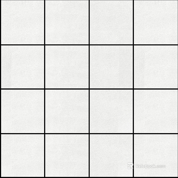 Checked Brick creamy-white Square Wall Brick texture
