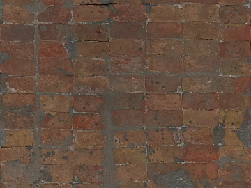 Red-brown old brick wall exterior wall finish texture (ID:ffaeh821956)
