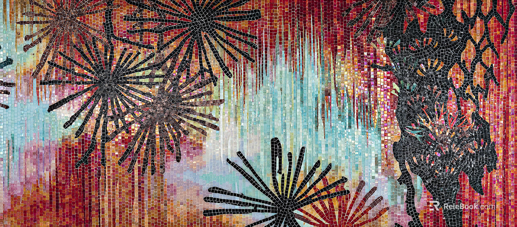 Abstract Color Art Mosaic texture