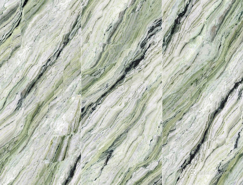 Shangri-La Emerald Marble Rock Slab texture