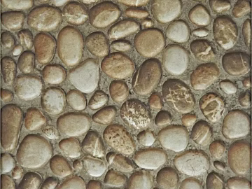 Beige variegated cobblestone courtyard ground texture (ID:ffaeh990066)