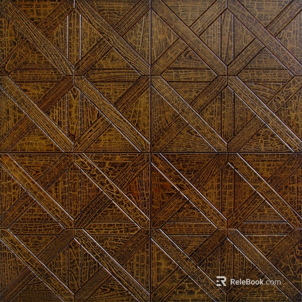 Dark brown wood parquet indoor ground texture