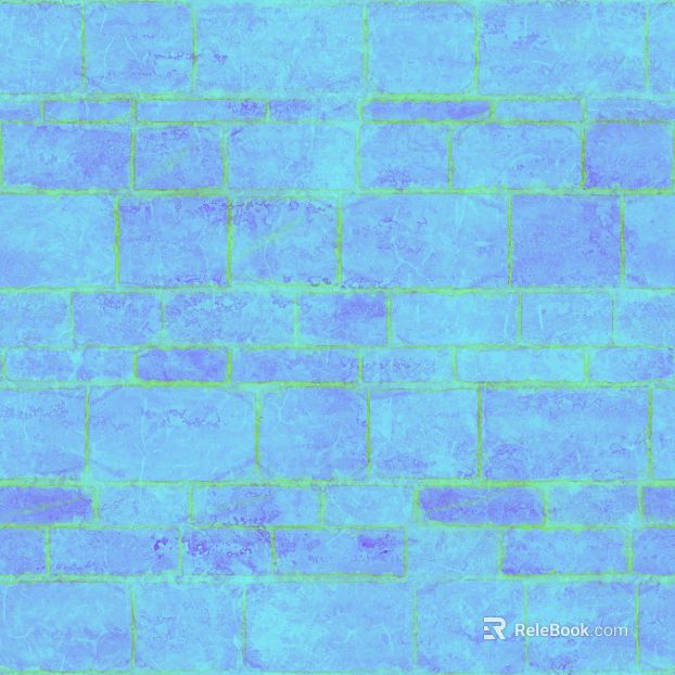 Blue purple art brick wall background wall texture