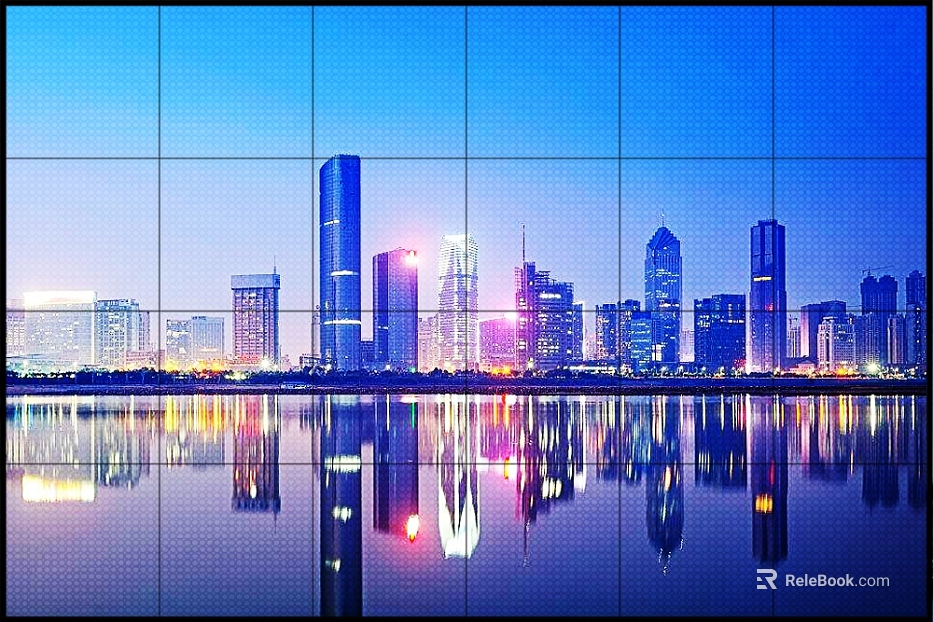 Night view texture