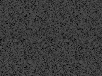Dark gray granite indoor and outdoor ground 3d model