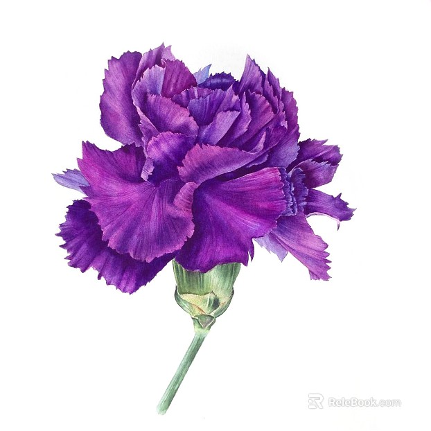 Plant painting texture