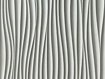 Modern background wall wave board 3d model