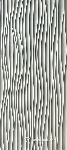 Modern background wall wave board texture