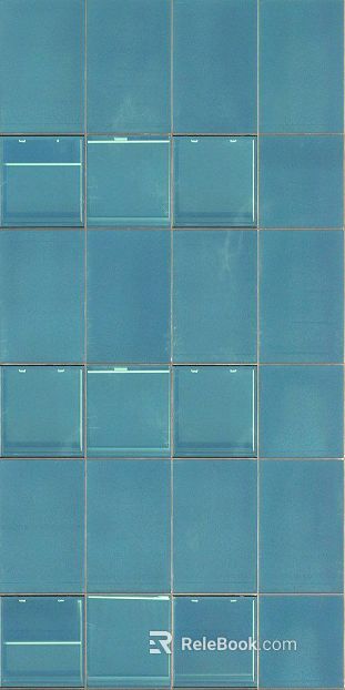 Lake-blue glass mosaic for kitchen and bathroom walls texture