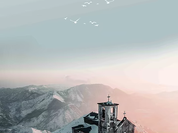 landscape painting texture (ID:ffaeg34985)