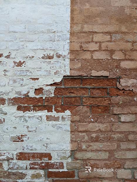 brick wall white red brick texture