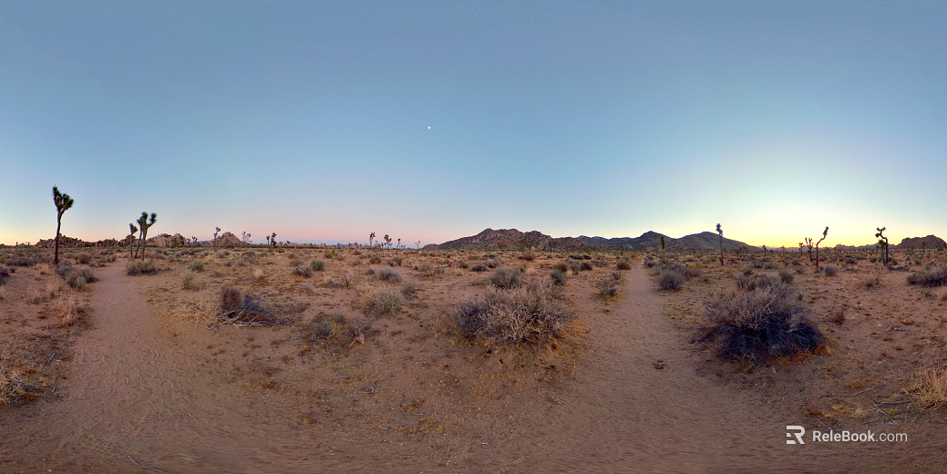 HDR outdoor desert clear sky texture