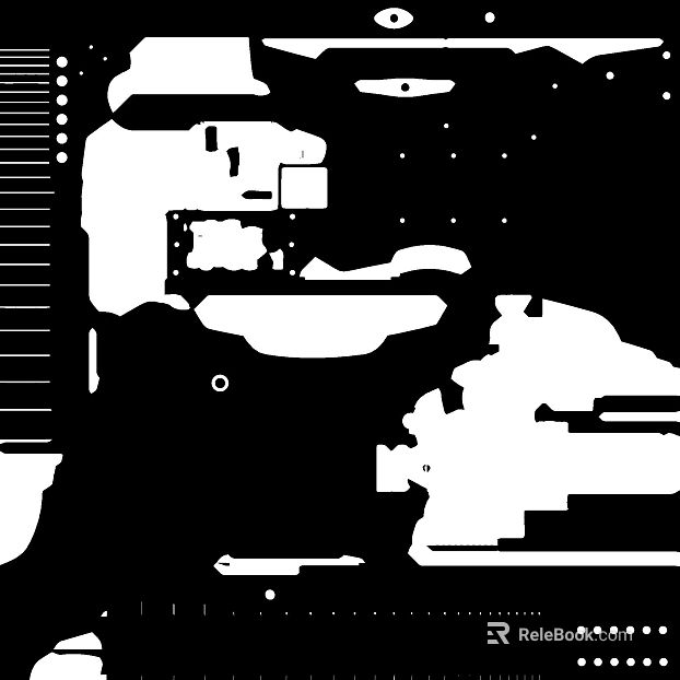 Black and white embossed mechanical texture map texture